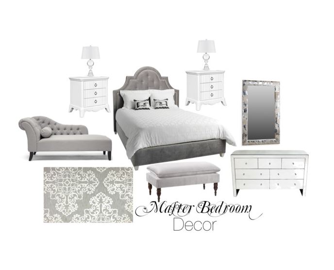 Gray Grey Master Bedroom Inspiration 