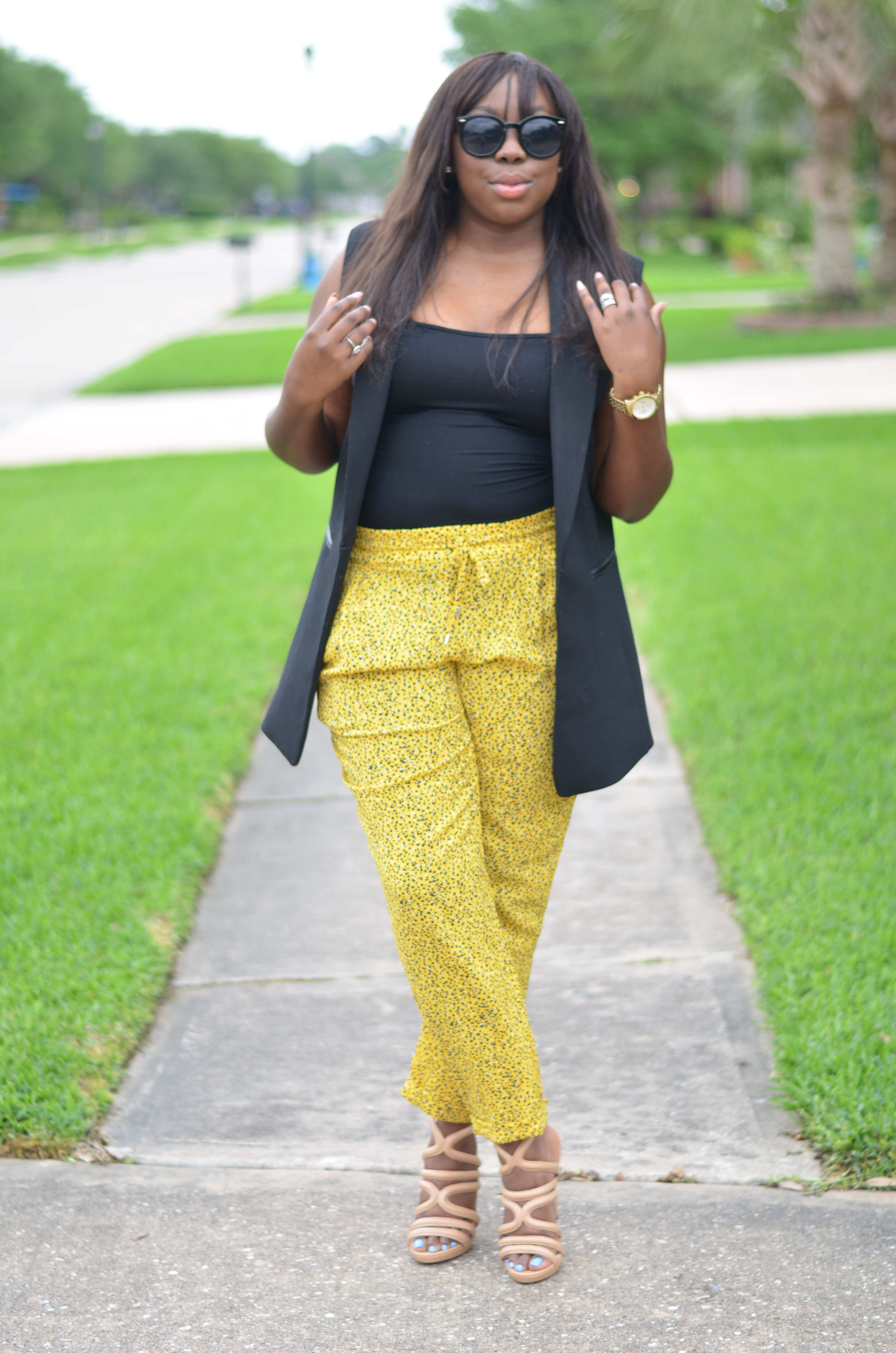 Spring Yellow Zara Pants