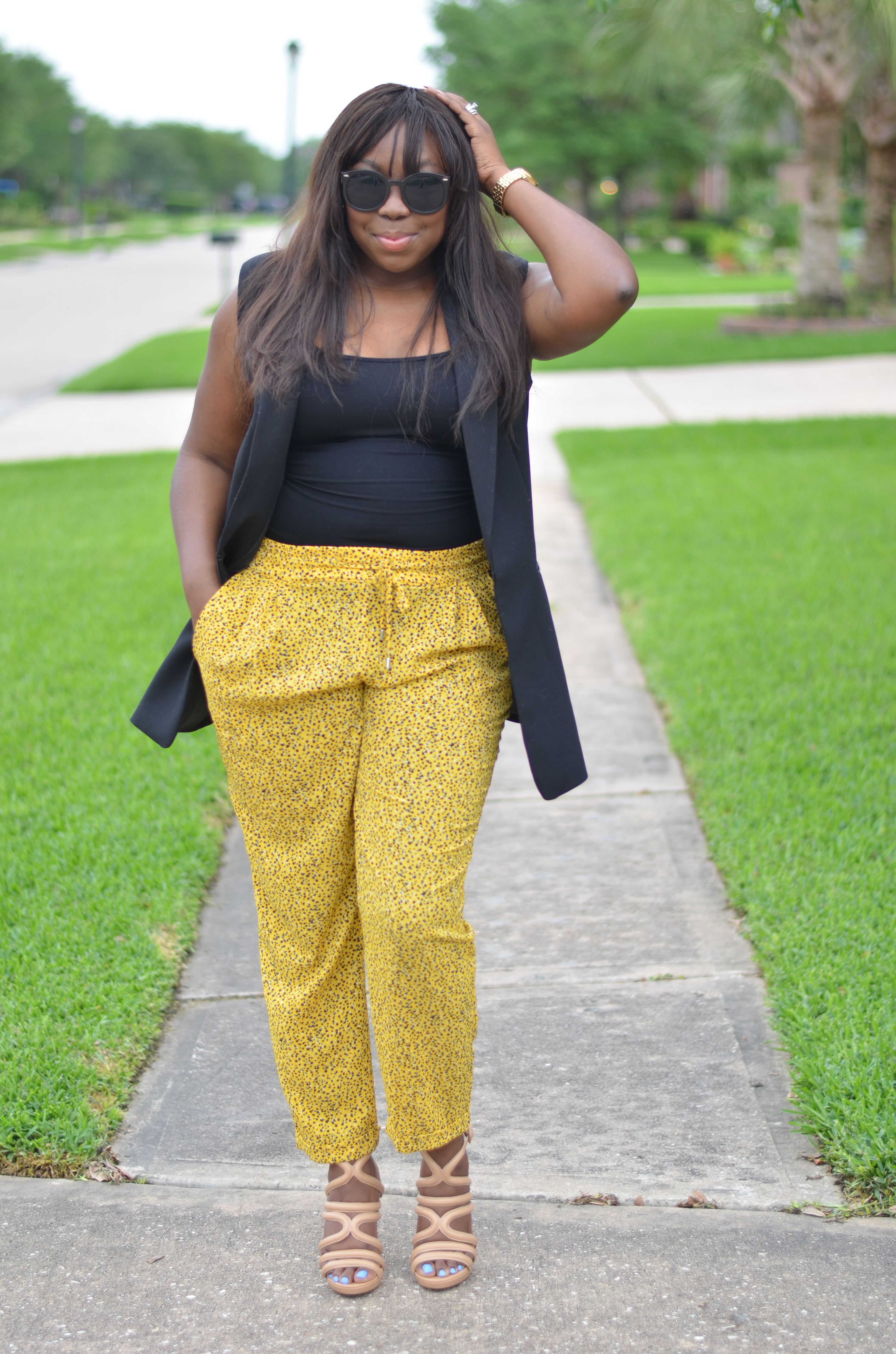 Spring Yellow Zara Pants