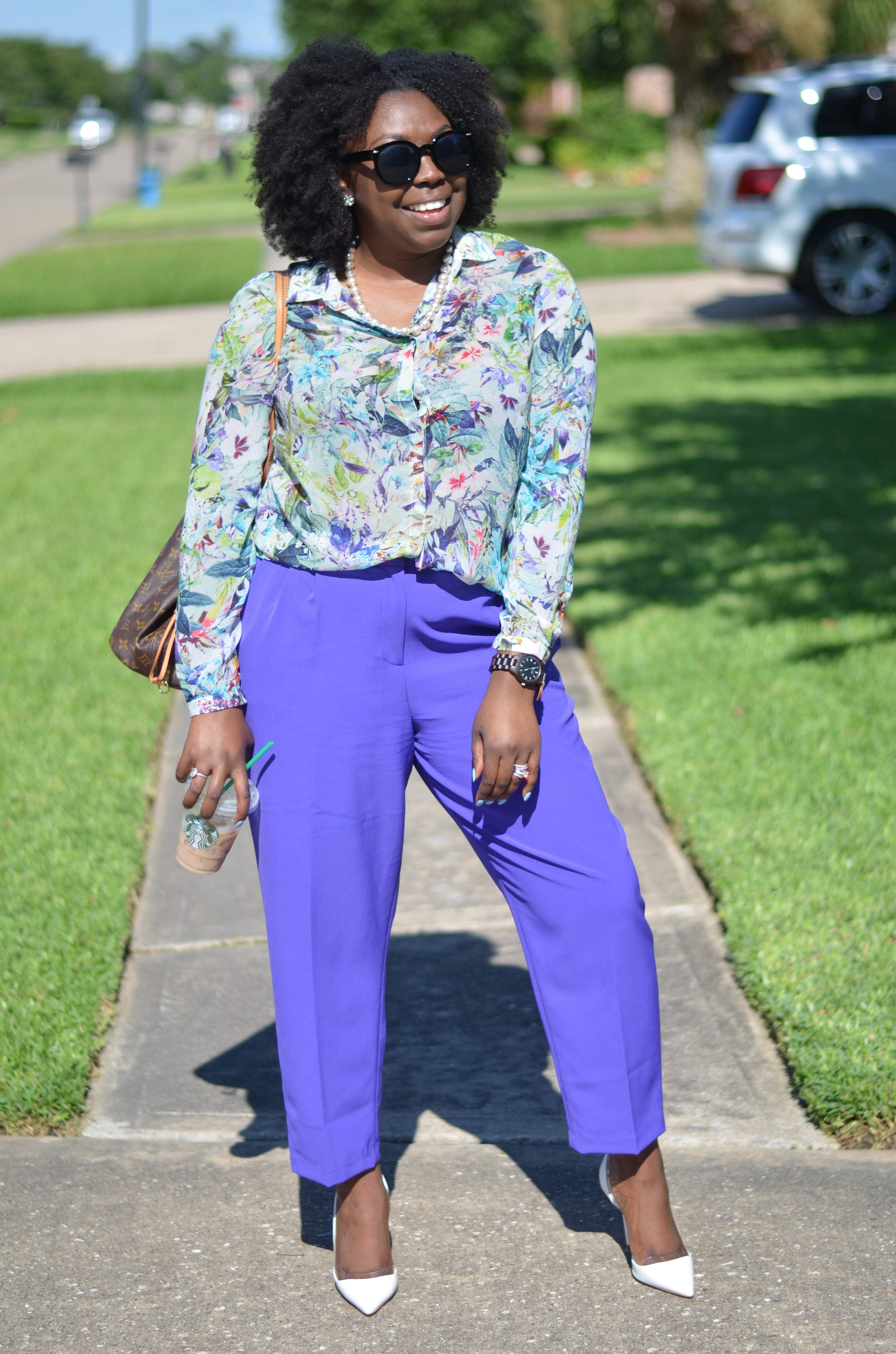 Afro and summer style