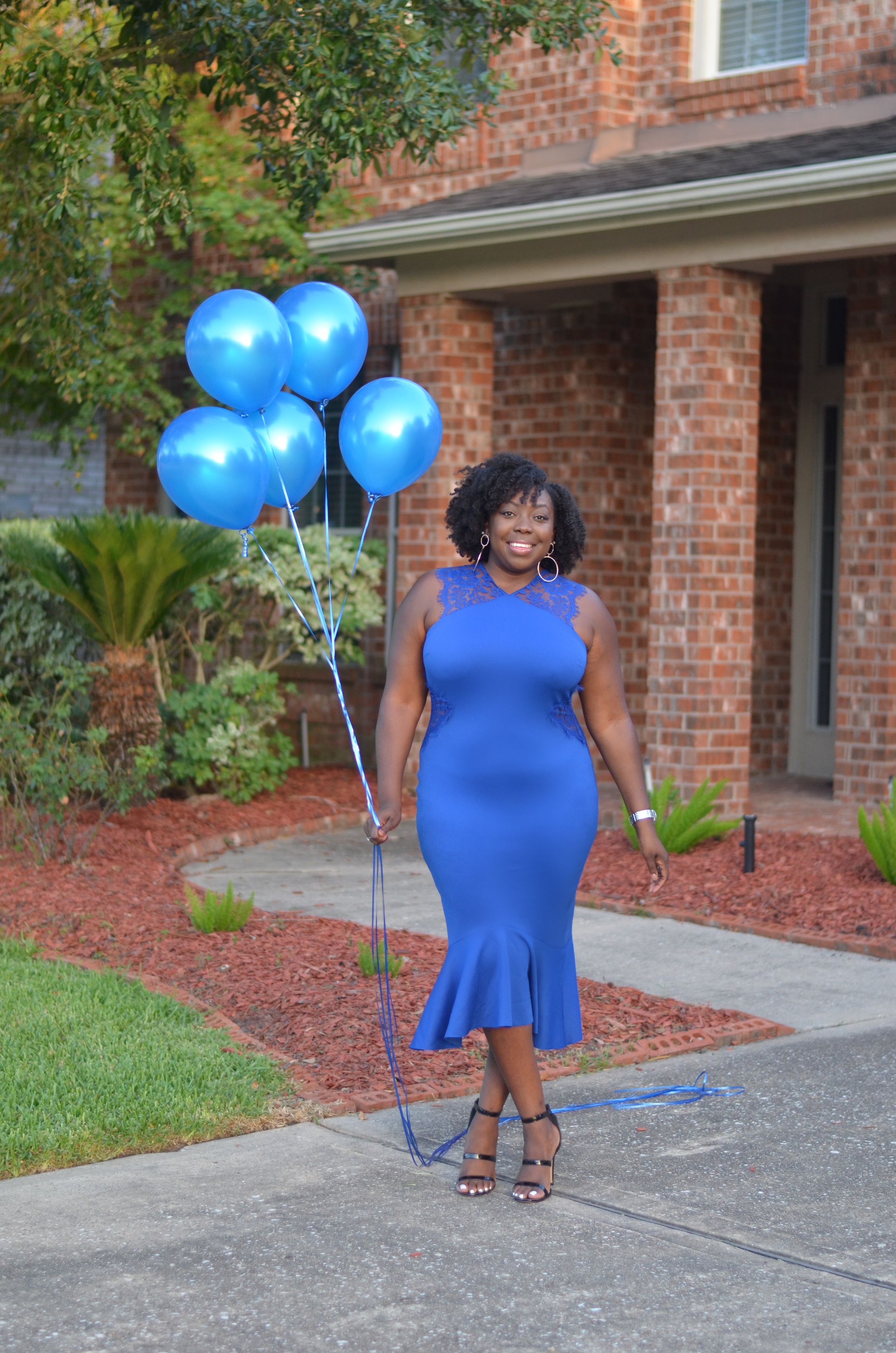RoyalBlueFormalDress Birthday Balloons