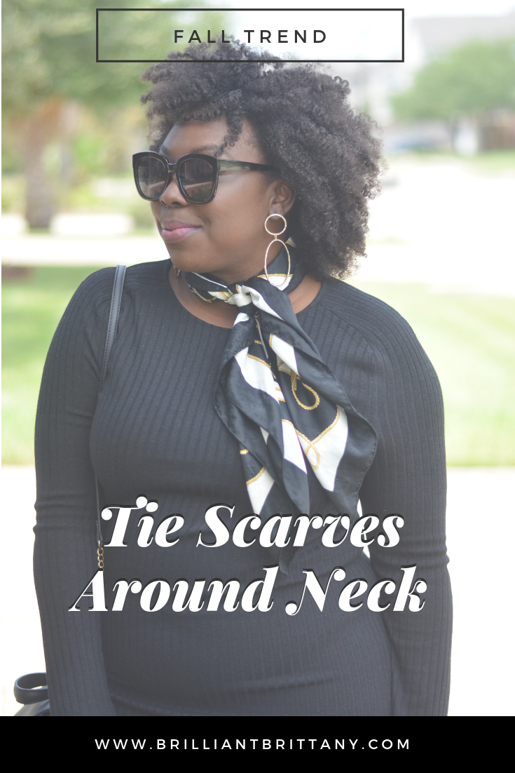 Fall Trend: Tie Scarves Around Your Neck