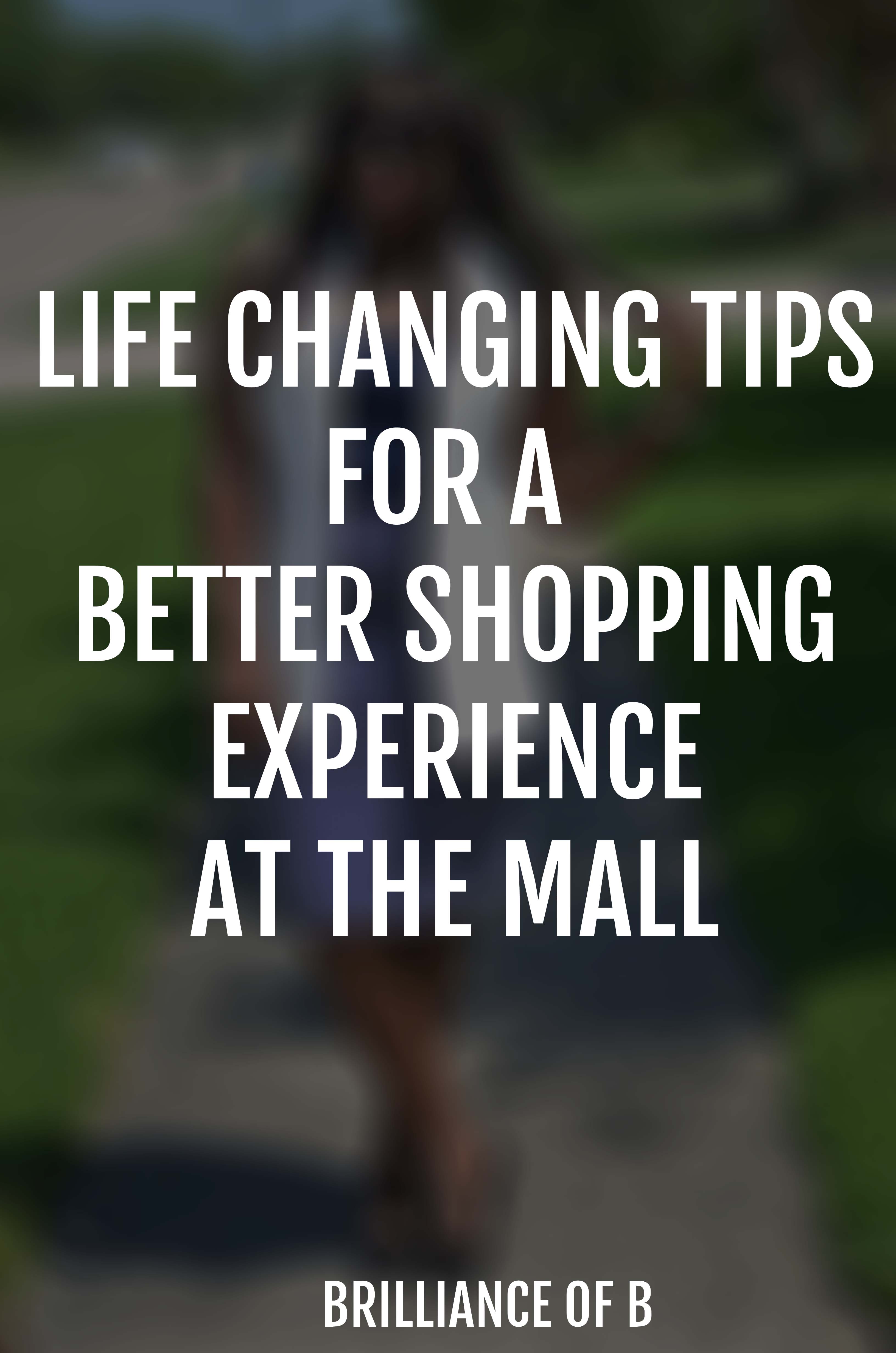 Tips for shopping at the mall