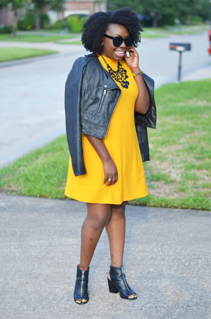 Topshop Yellow Dress
