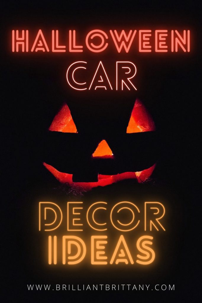 Vehicle Decor for Halloween
