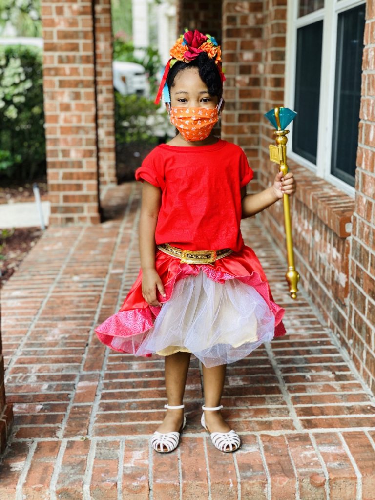 Elena of Avalor Costume Skirt Headband and Scepter Halloween 2020