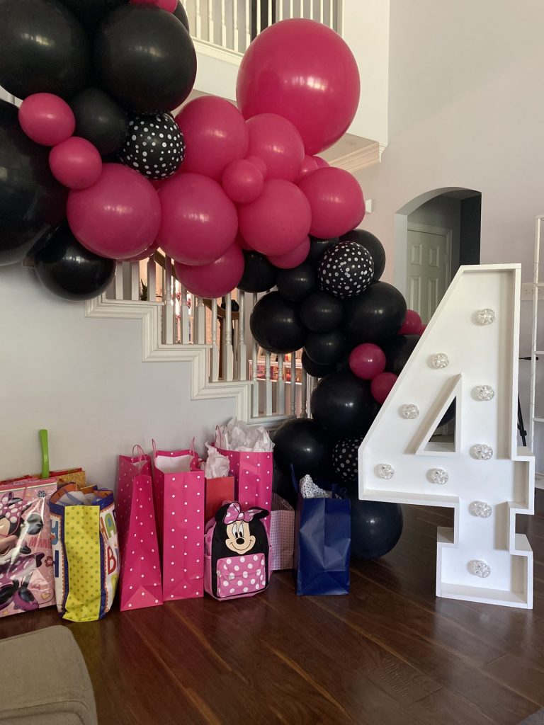 Minnie Mouse Birthday Quarantine Party