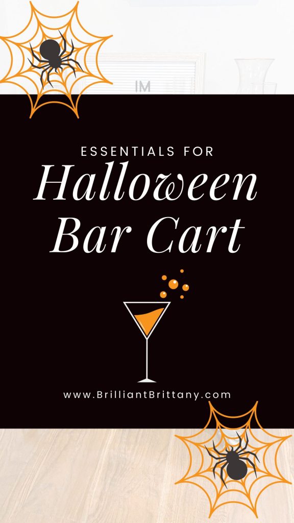 Halloween Bar Cart Design Styling